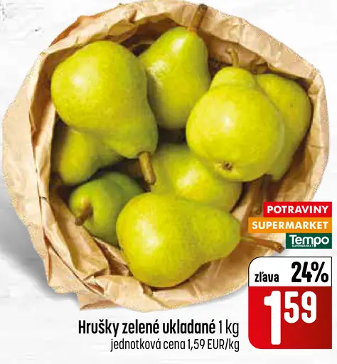 Hrušky zelené