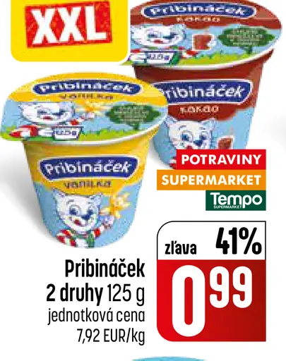 Pribináček Tvarohový dezert