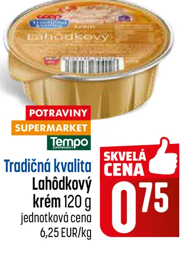 Tradičná kvalita Lahodkový krém
