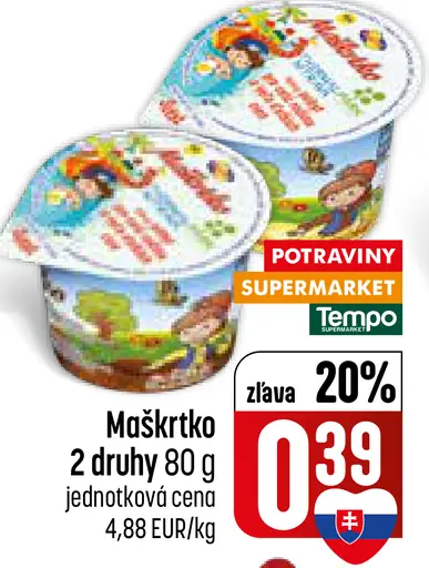 Maškrťko tvarohový dezert