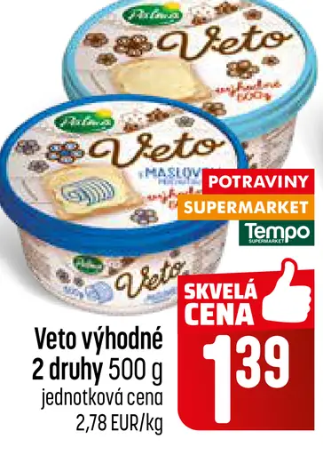 Veto smotanový dezert
