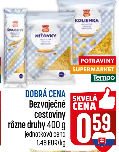 Bezvaječné cestoviny