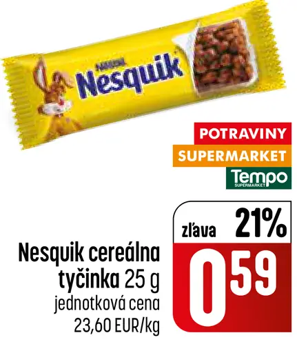 Nesquik cereálna tyčinka