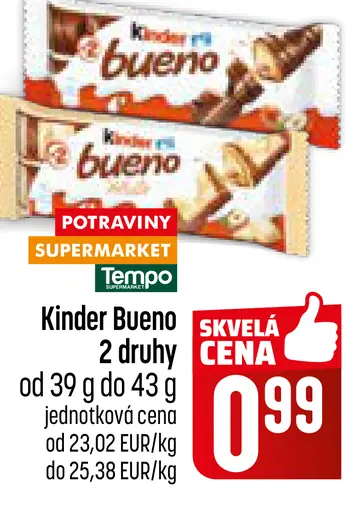 Kinder Bueno tyčinka