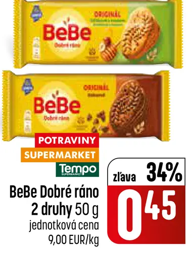 BeBe Dobré ráno sušienky