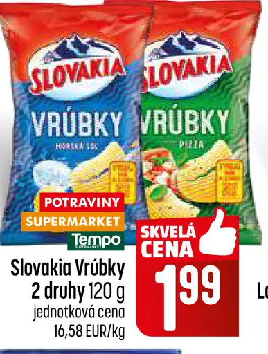 Slovakia Vŕubky rôzne príchute