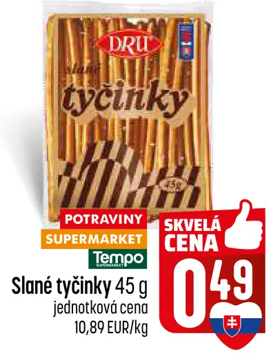 DRU tyčinky slané