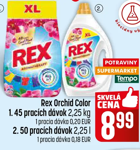 Rex Orchid Color prací prášok