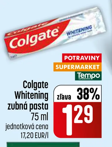 Colgate zubná pasta Whitening