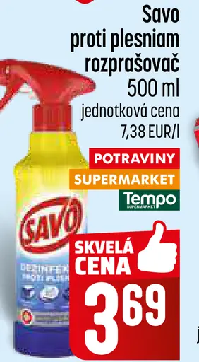 Savo proti plesniam rozprašovač