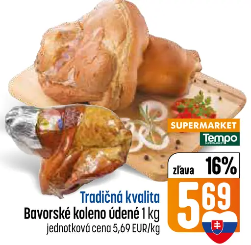 Bavorské koleno údené