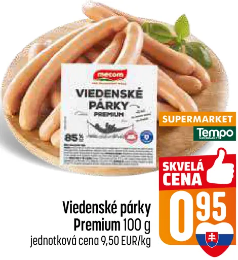 Viedenské párky Premium