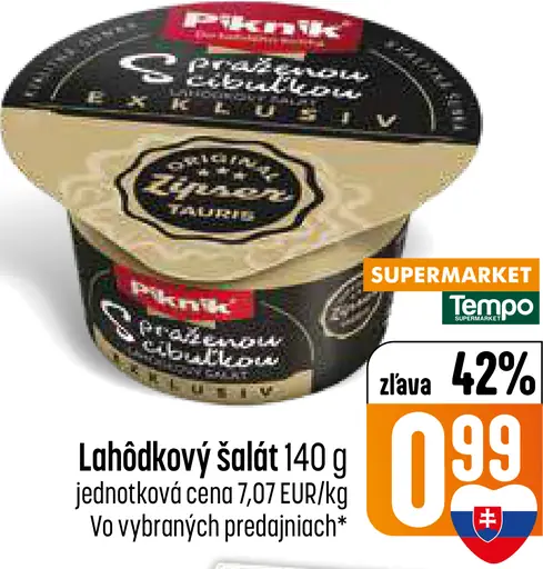Piknik Pikantný lahôdkový šalát