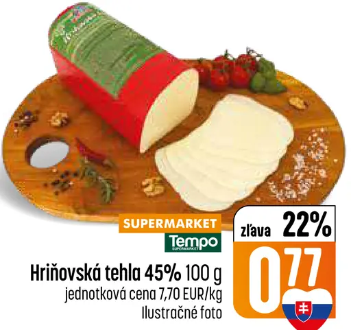 Hriňovská tehla 45% syr