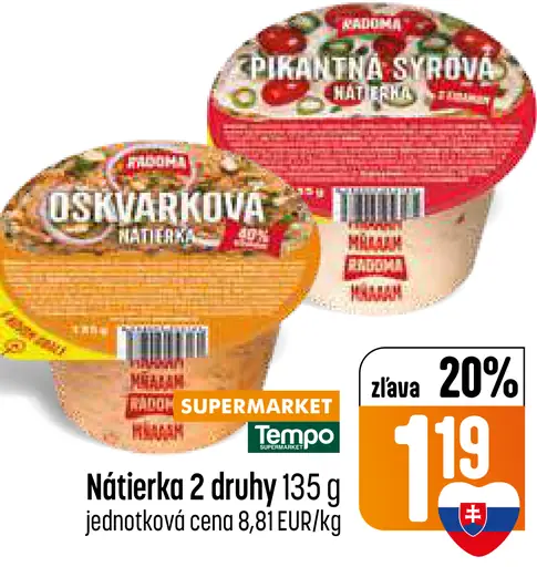 Nátierka oskvarková alebo pikantná mäsová nátierka