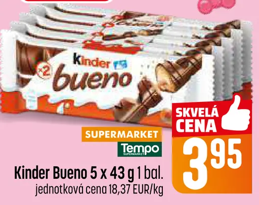 Kinder Bueno tyčinka