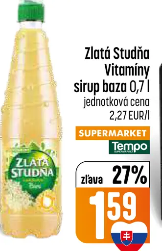 Zlatá Studňa vitamínový sirup
