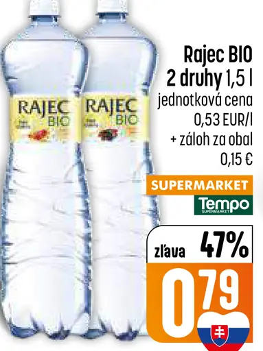 Rajec BIO minerálna voda
