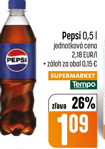 Pepsi kolový nápoj