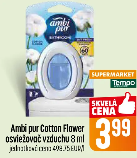 Ambi pur Cotton Flower osviežovač vzduchu