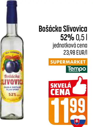 Bošácka slivovica 52%