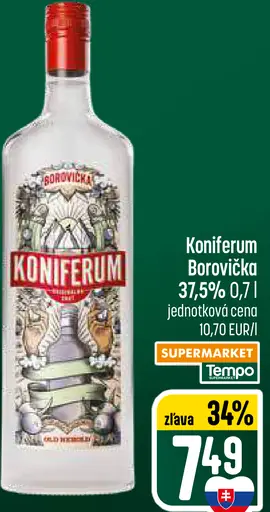 Koniferum Borovička 37,5%