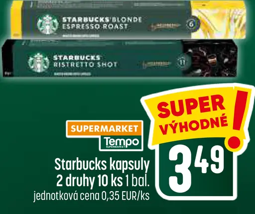 Starbucks kapsuly