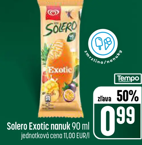 Solero Exotic nanuk ovocný