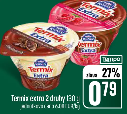 Termix Extra tvarohový dezert 2 druhy