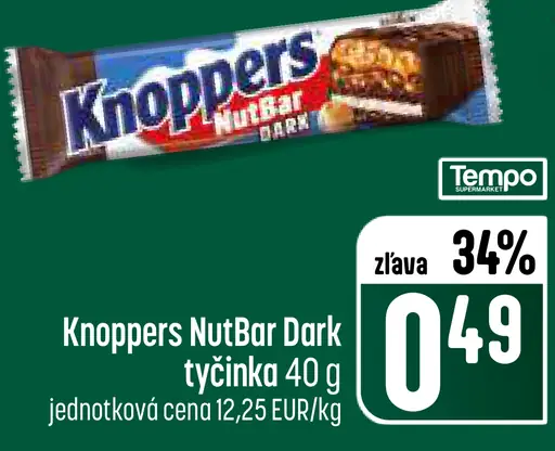 Knoppers NutBar Dark tyčinka