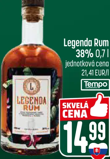 Legenda rum 38%
