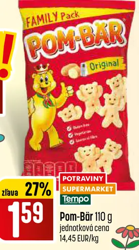 Pom-Bär slané zemiakové snacky