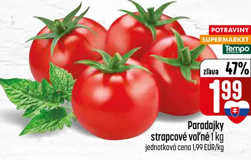 Paradajky strapcové