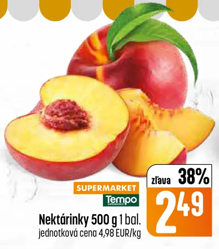 Nektárinky balenie
