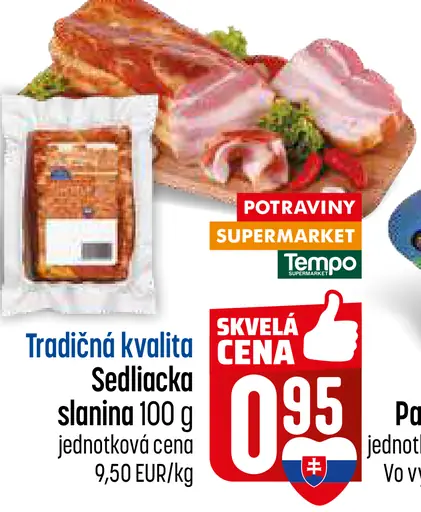 Tradičná kvalita Sedliacka slanina