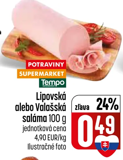 Lipová alebo Valašská saláma