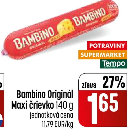 Bambino original Maxi tavený syr
