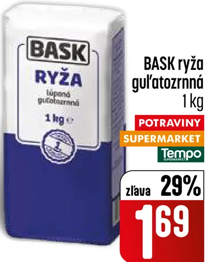 Bask ryža guľatozrnná