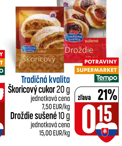 Tradičná kvalita Škoricový cukor