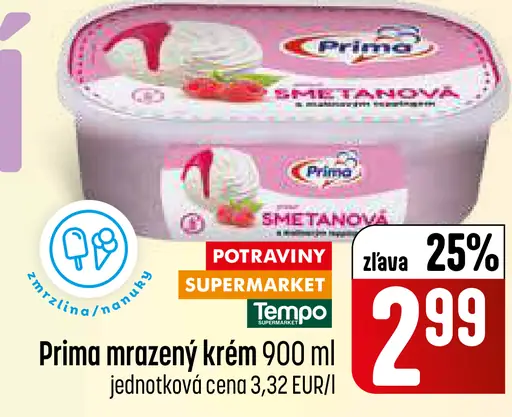Prima mrazený krém