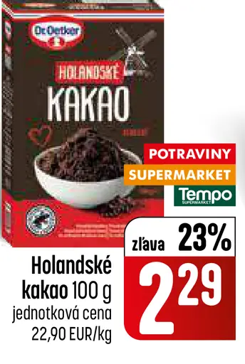 Dr. Oetker Holandské kakao