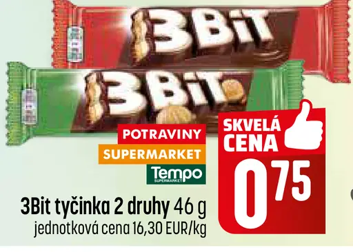 3Bit tyčinka 2 druhy