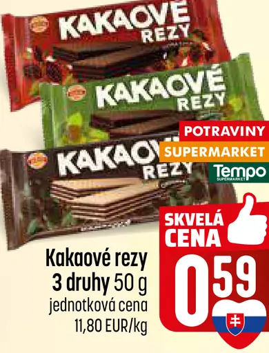 Kakaové rezy