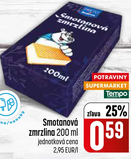 Smotanová zmrzlina