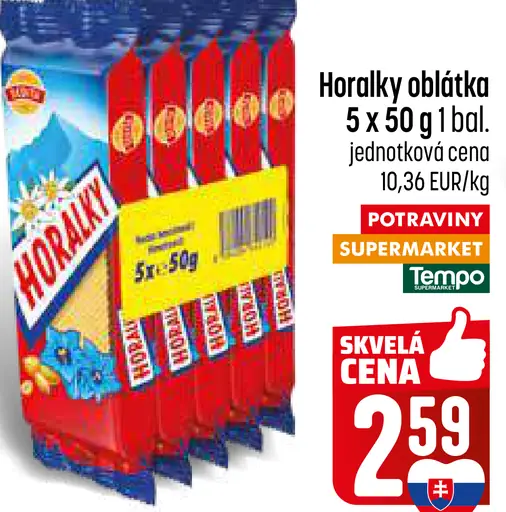Horalky oblátka