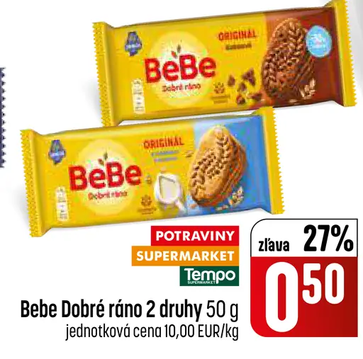 BeBe Dobré ráno oblátky 2 druhy