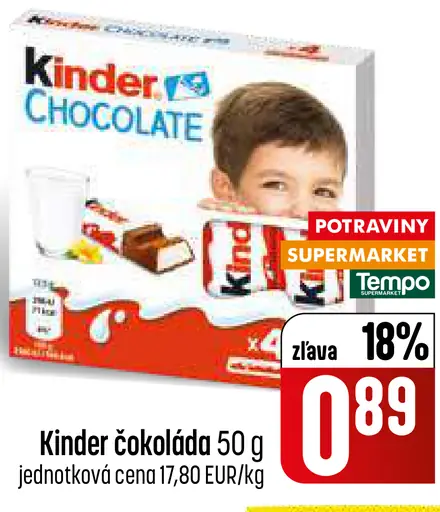 Kinder čokoláda