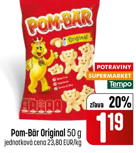 Pom-Bär Original zemiakové snacky