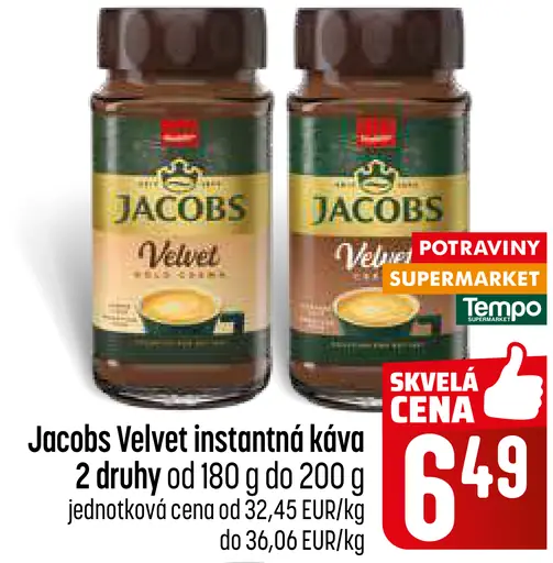 Jacobs Velvet instantná káva