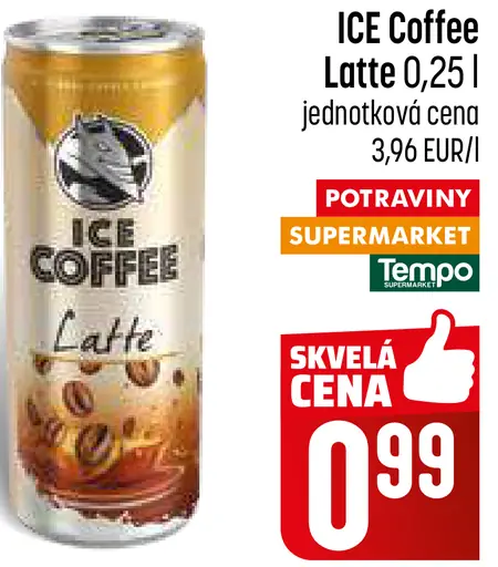 ICE Coffee Latte kávový nápoj
